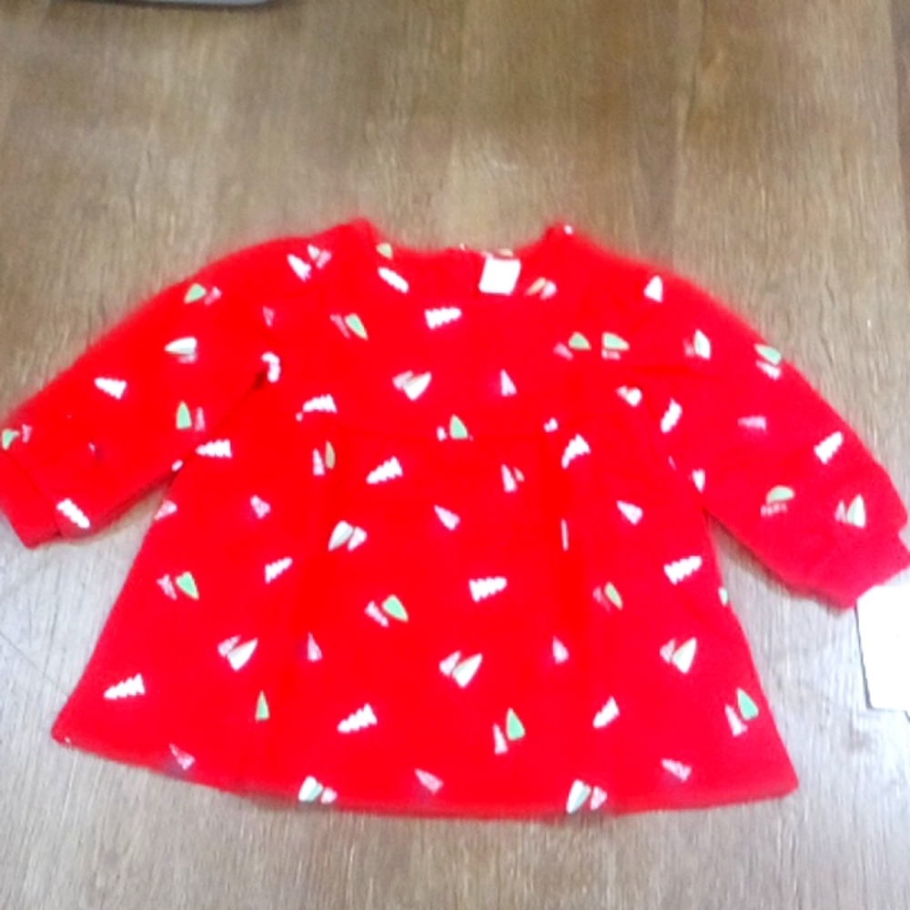 Tucker + Tate Red Chinoise Sparkle Forest Dress 9m